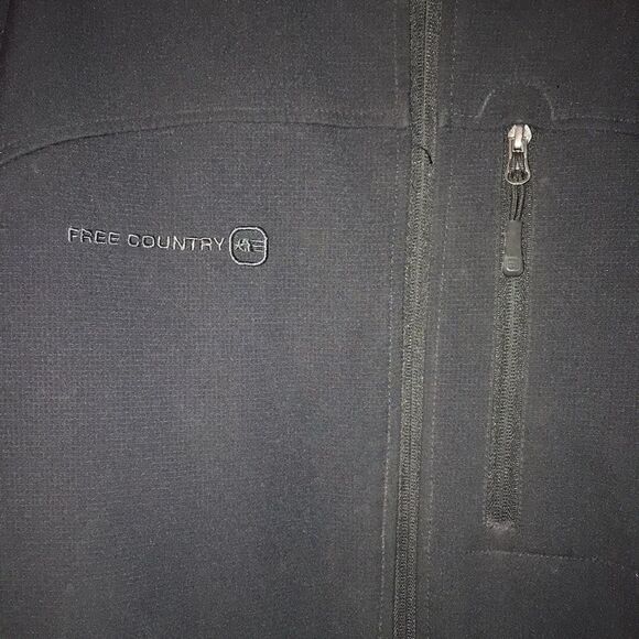 Men’s Free County Black Jacket size Large - Picture 2 of 9